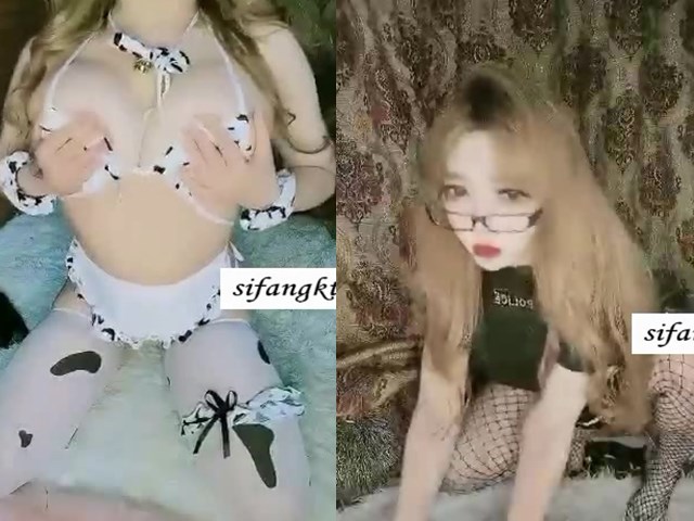 网红【Baby朋朋】你的小乳牛 淫声浪语 性感空服员