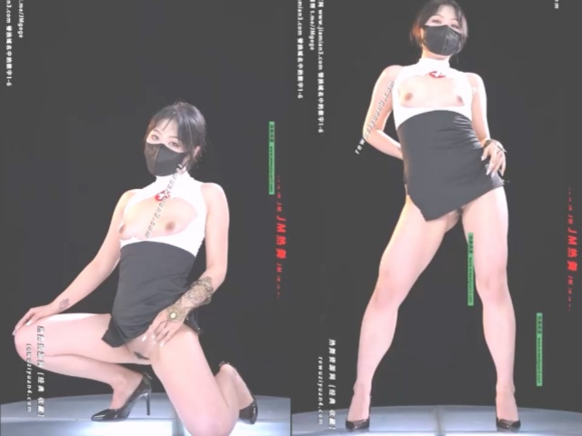 赤裸裸露奶露逼顶胯摇摆挑逗~阴毛超级性感-直