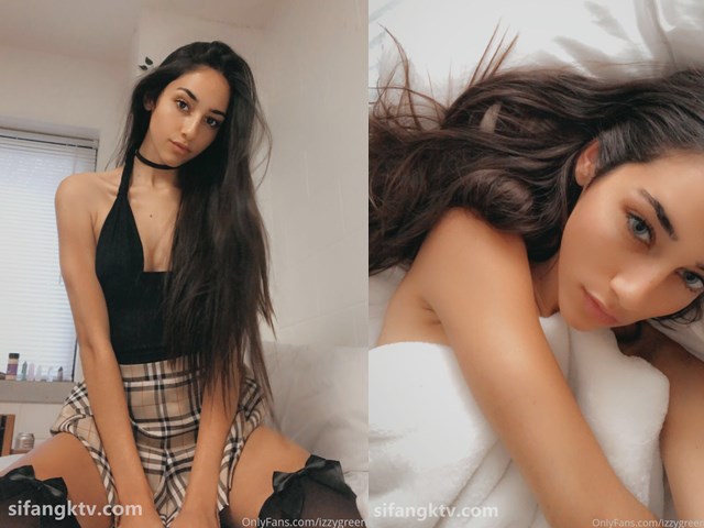 Onlyfans  付费福利 izzygreen长发小麦色肤色性感美人