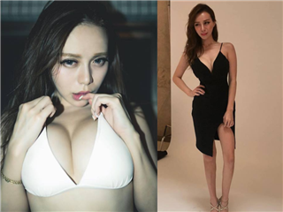 台湾嫩模张语昕，半脱妹女仆装