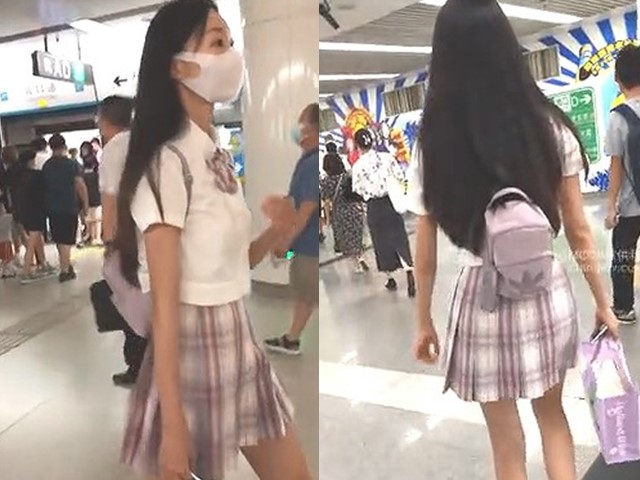 路上欣赏各种小姐姐裙底风光