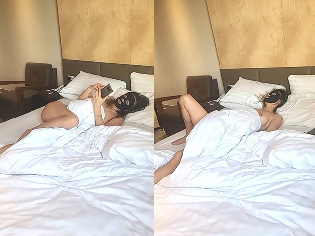 韩国yesyo 变装危险份子 蒙面头套紧身皮衣 饭店休息