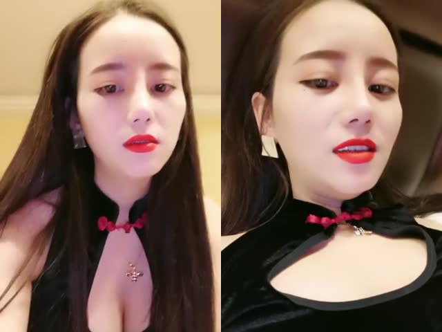 红唇大奶少妇双人舔奶口交,上位骑坐后入性感大屁股