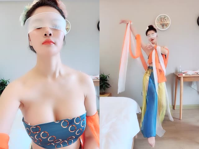 (舞蹈老师颜值爆表模特身材