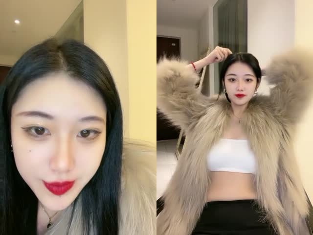 烈焰红唇花臂纹身女神下海,紧身裤扭动小腰,露美乳揉捏晃动