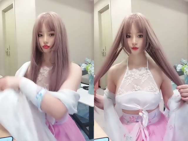 混血高颜值妹子