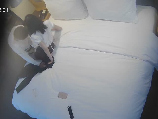 乐橙酒店白色大床清晰偷拍