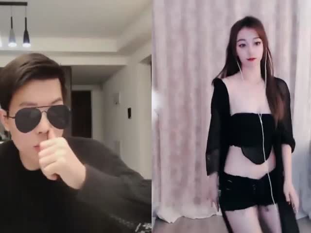 斗鱼虎牙【惠子姐姐+Miu安迪】直播热舞露乳头永封