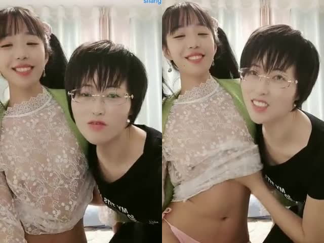 苗窕眼镜痴女舔逼玩弄双马尾贫乳骚女…