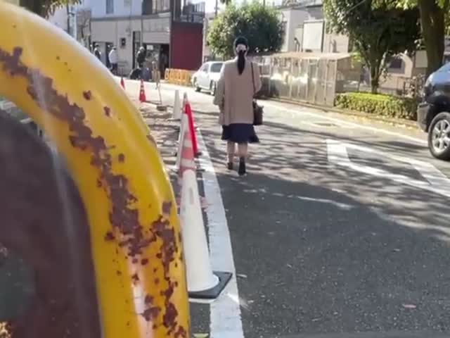 【mj】尾随戴眼镜气质美女