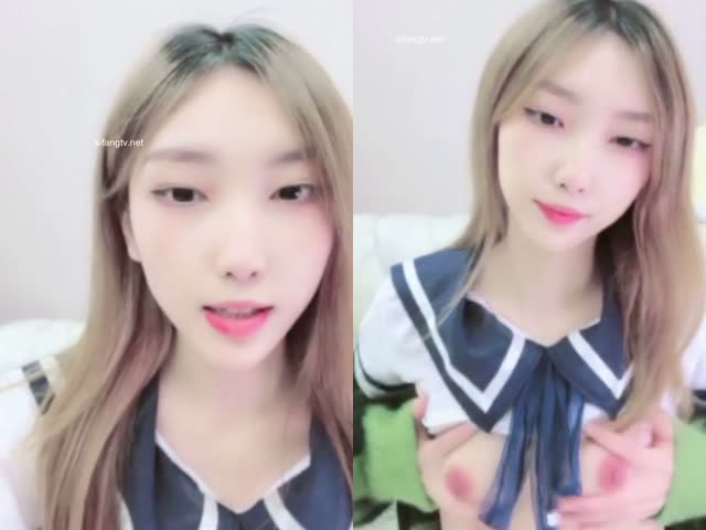 又一个精品校花下海,可可大长腿,校服绝对漂亮可爱