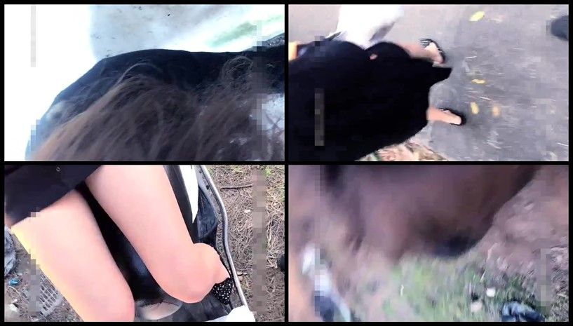 老哥带着肉丝短裙少妇户外啪啪，口交骑电瓶车野地扣逼喷水后入大力猛操，很是诱惑喜欢不要错过