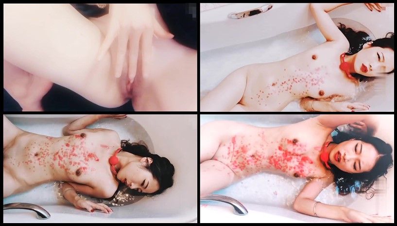 WANIMAL(王動)Q1唯美檔：雙模裸露雙乳接外賣，全裸吃火鍋岸礁外拍穿黑絲情趣下廚，(1)