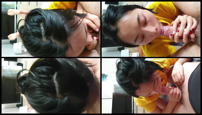 最新流出留学生『小舒淇』刘玥与大屌炮友美好清晨，早餐尺大屌，津津有味，颜射口爆