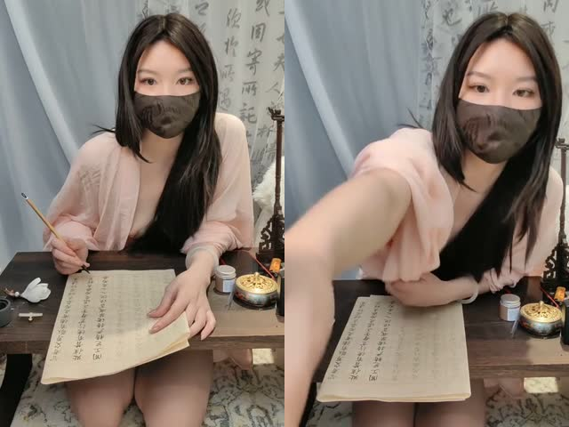 肥臀大奶文青小姐姐淫声荡语撩骚互动,近拍掰穴道具玩弄粉穴…