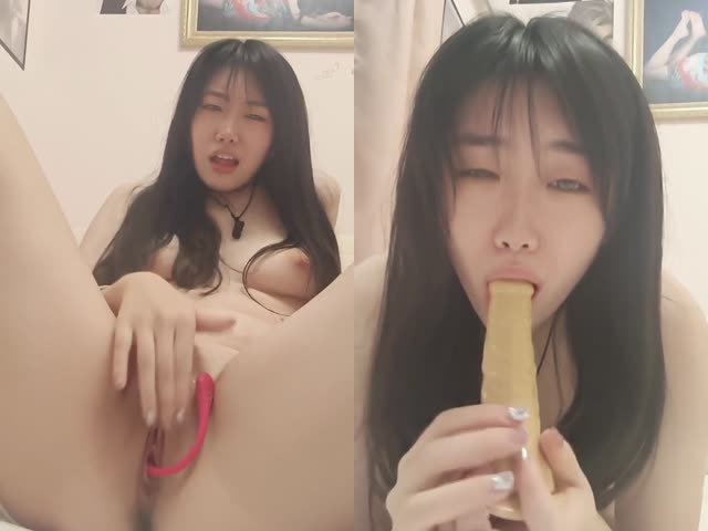 超骚眼镜御姐【曼曼】道具狂插流白浆~-4