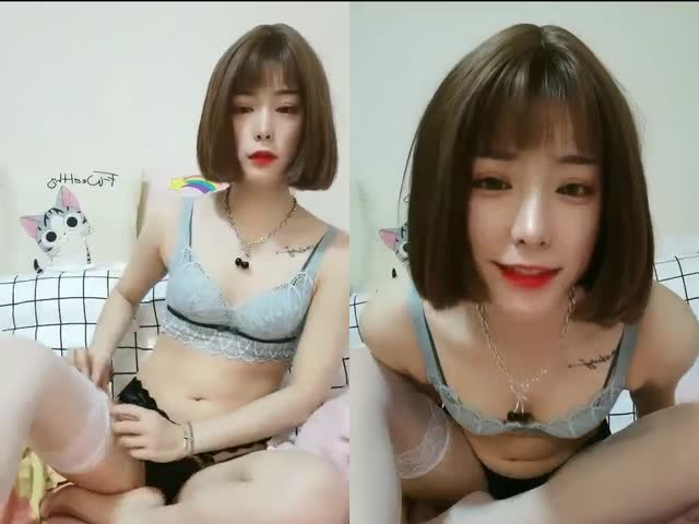 瑶瑶S686-高颜值苗条短发妹和炮友啪啪