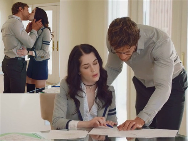 苗条小美女为了上一个好大学主动勾引导师